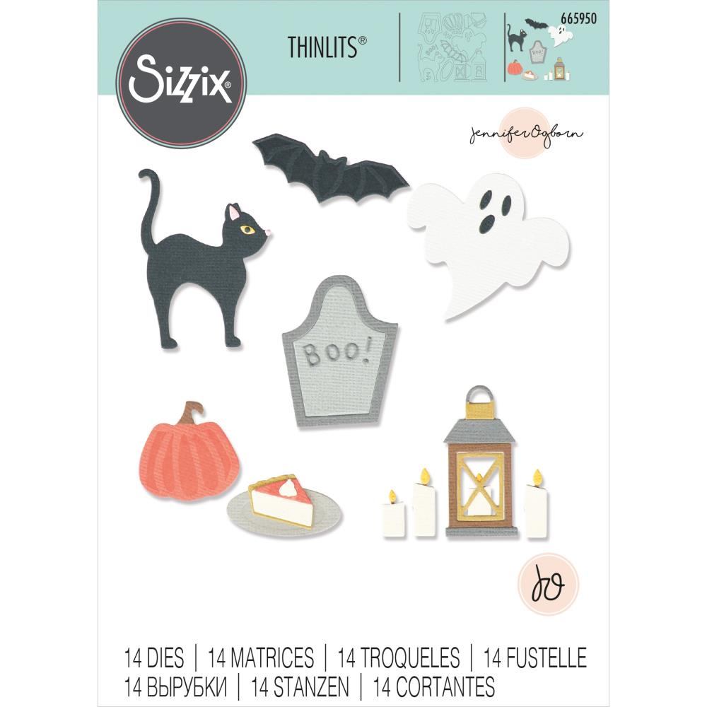 Sizzix Thinlits Die - Halloween Motifs