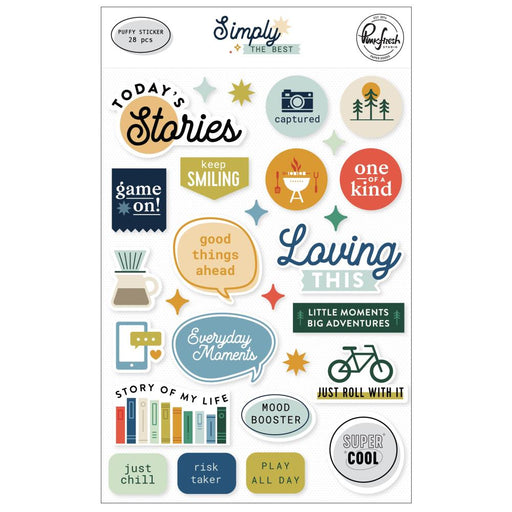 Pinkfresh Studio Simply The Best - Puffy Stickers