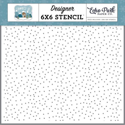 Echo Park Snowed In - Wintertime Sky Stencil