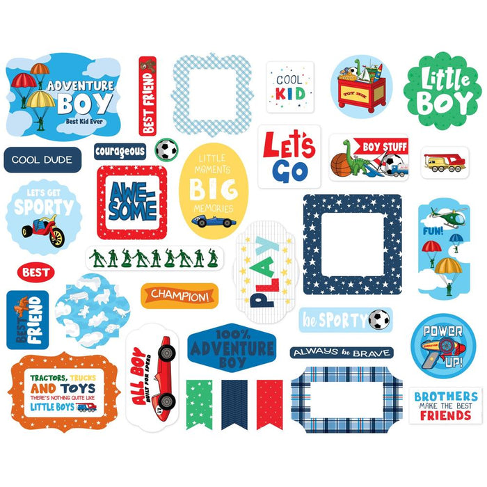 Carta Bella Little Boy - Ephemera Icons