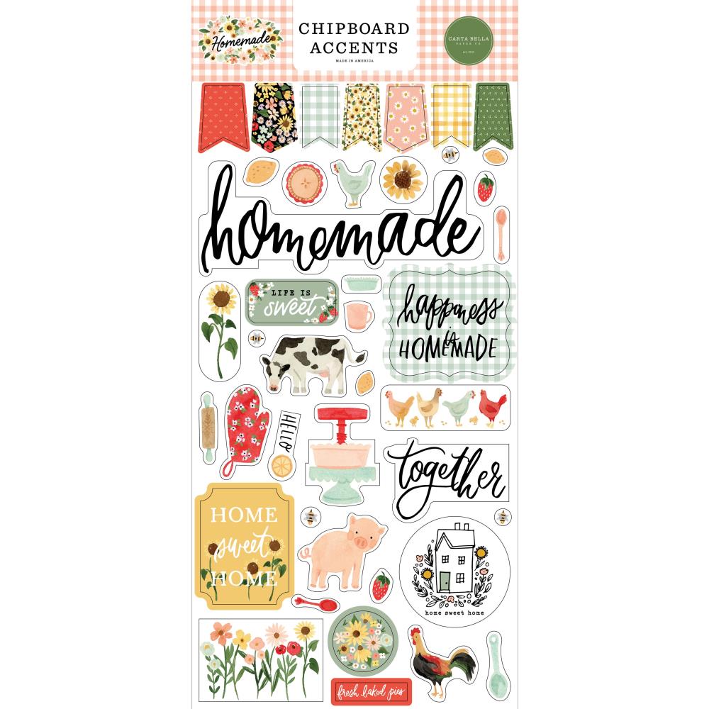Carta Bella Homemade - Chipboard Accents
