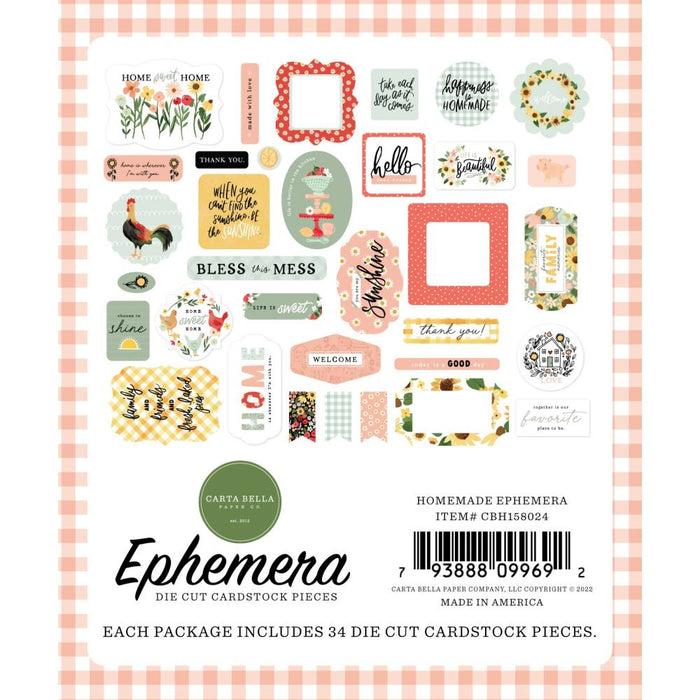 Carta Bella Homemade - Ephemera Icons