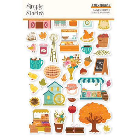Simple Stories Harvest Market - Sticker Book