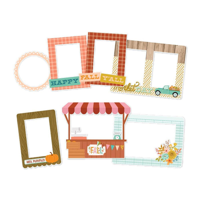 Simple Stories Harvest Market - Chipboard Frames