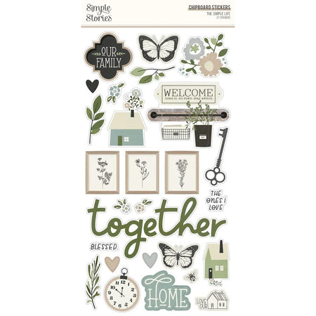 Simple Stories The Simple Life - Chipboard Stickers
