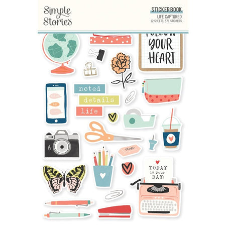 Simple Stories Life Captured - Sticker Book
