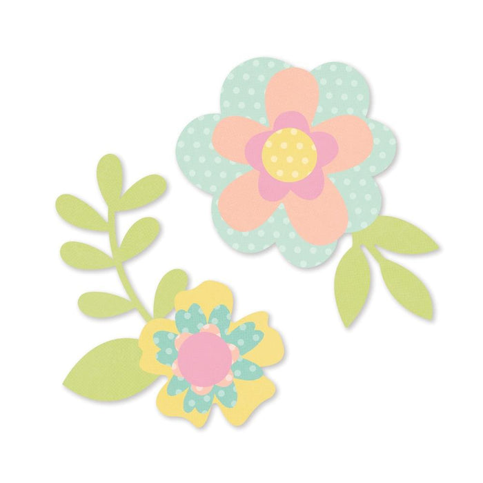 Simple Stories Color Vibe - Lights Flower Bits & Pieces