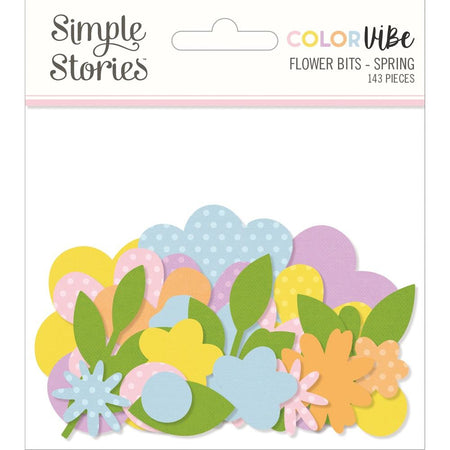 Simple Stories Color Vibe - Spring Flower Bits & Pieces