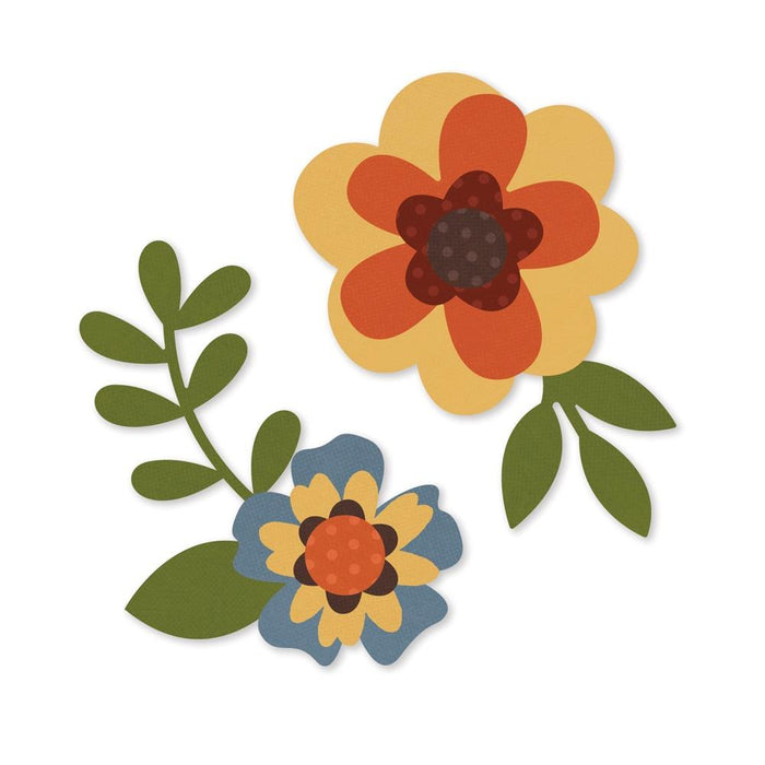 Simple Stories Color Vibe - Fall Flower Bits & Pieces