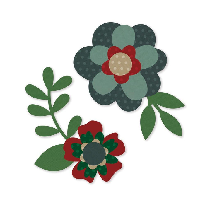 Simple Stories Color Vibe - Winter Flower Bits & Pieces