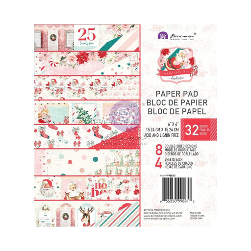 Prima Candy Cane Lane - 6x6 Paper Pad