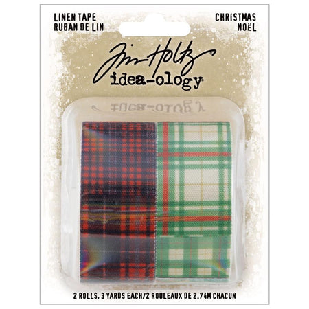 Tim Holtz Idea-ology - Christmas Linen Tape Patchwork Christmas