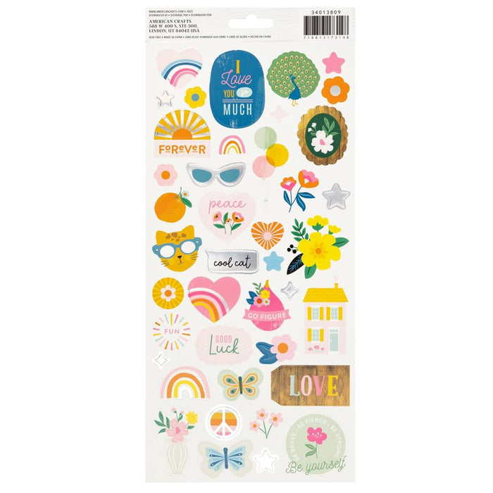 American Crafts Jen Hadfield Stardust - Cardstock Stickers