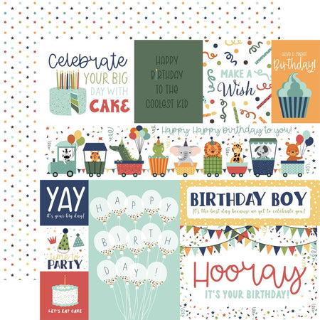 Echo Park A Birthday Wish Boy - Multi Journaling Cards