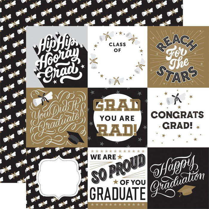 Echo Park Graduation - 4x4 Journaling Cards