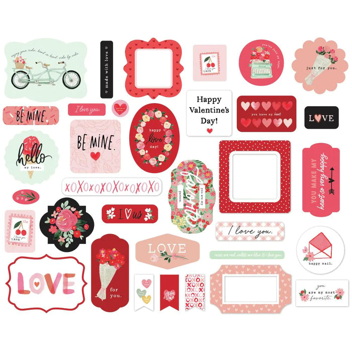 Carta Bella My Valentine - Ephemera Icons