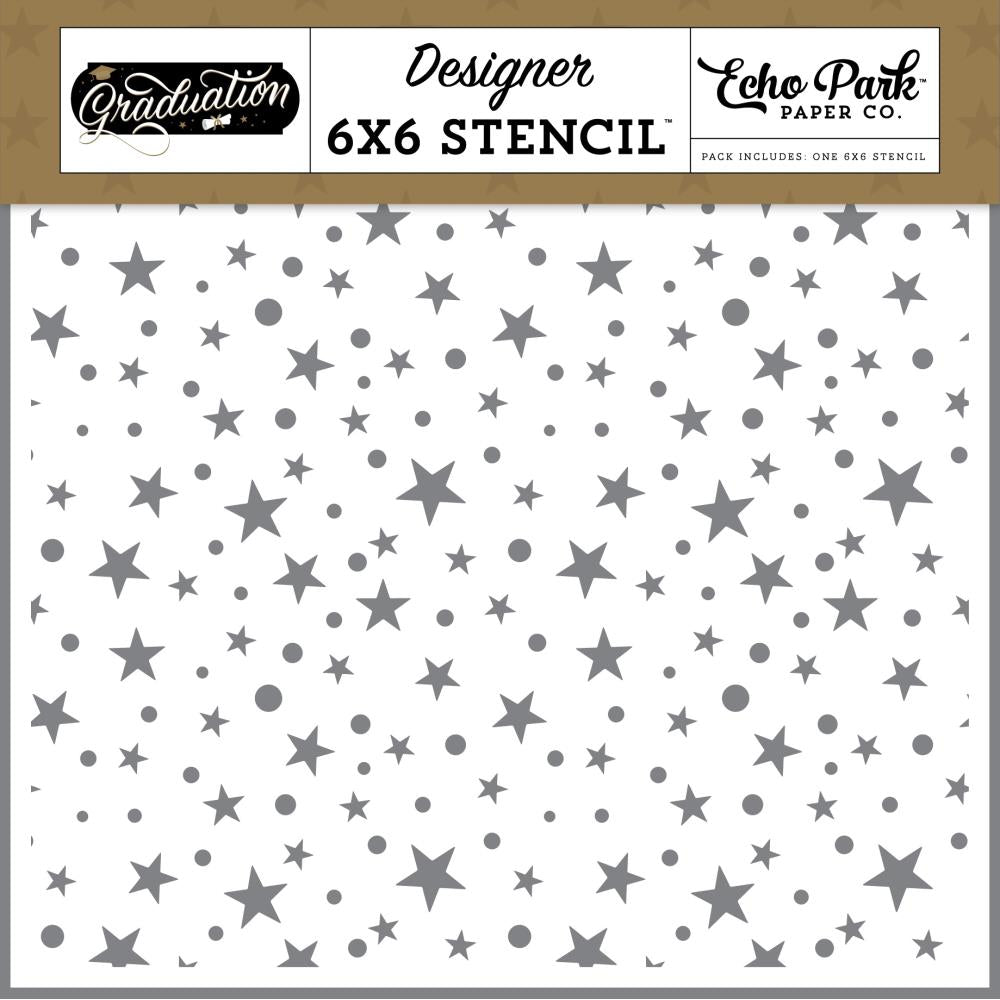 Echo Park Graduation - Reach For The Stars Stencil