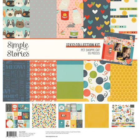 Simple Stories Pet Shoppe Cat - 12x12 Collection Kit