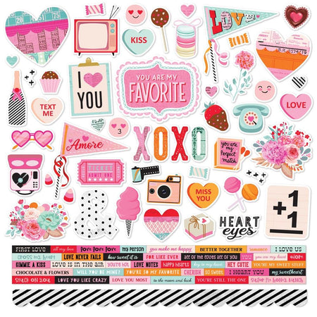 Simple Stories Heart Eyes - Combo Stickers