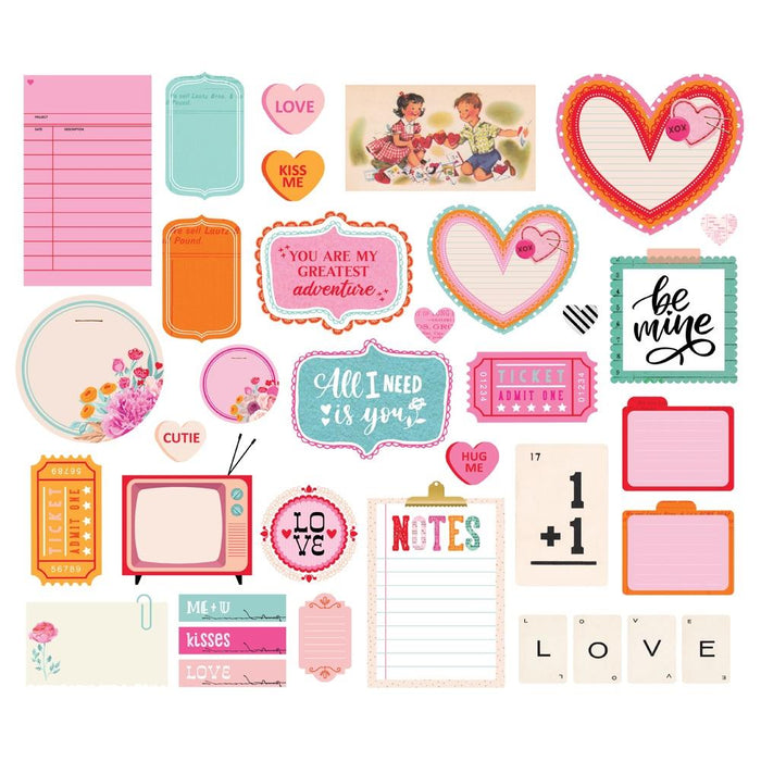 Simple Stories Heart Eyes - Journal Bits & Pieces