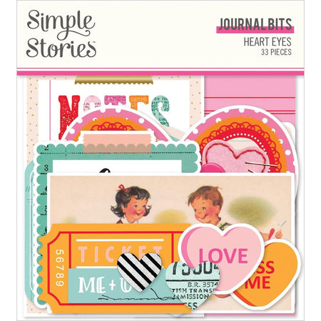 Simple Stories Heart Eyes - Journal Bits & Pieces