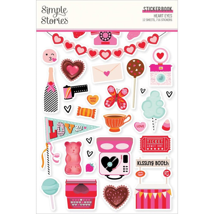 Simple Stories Heart Eyes - Sticker Book