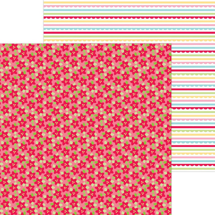 Doodlebug Design Candy Cane Lane - Festive Flowers