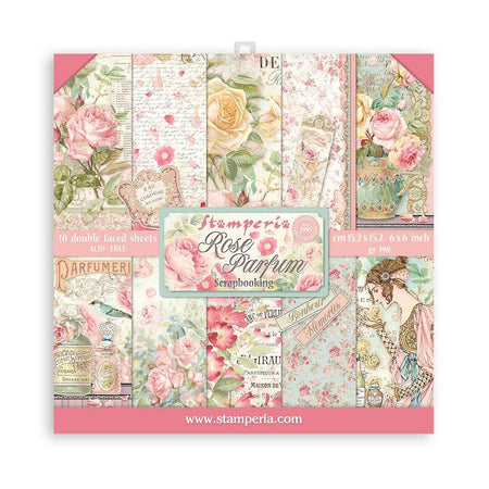 Stamperia Rose Parfum - 6x6 Paper Pack