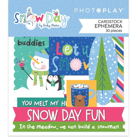 Photoplay Snow Day - Ephemera Die-Cuts