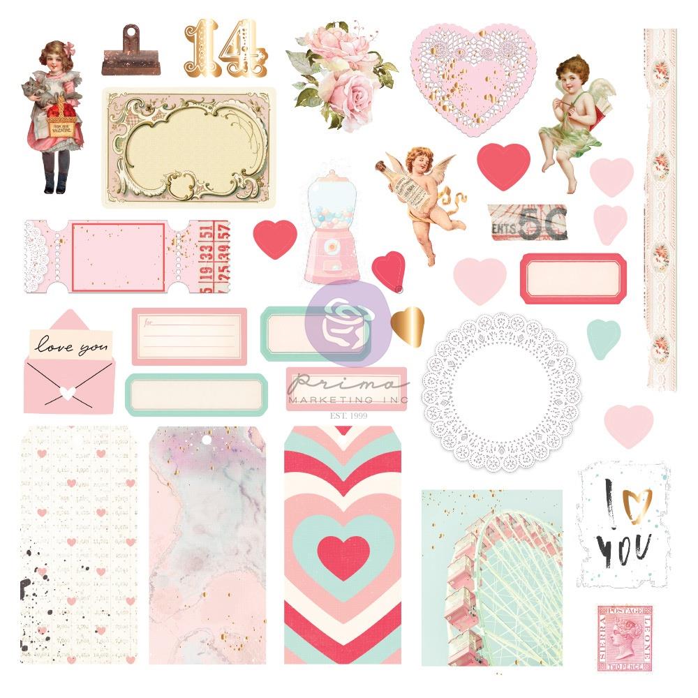 Prima Love Notes - Ephemera 68 Piece — Papermaze