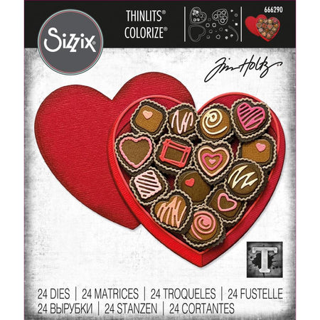 Sizzix Tim Holtz Thinlits Die - True Love Colorize