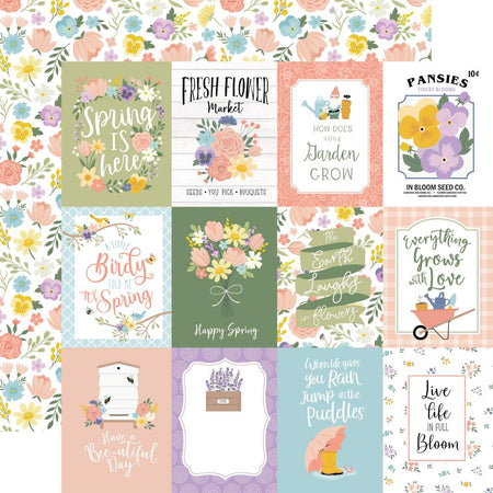Echo Park It's Spring Time - 3x4 Journaling Cards