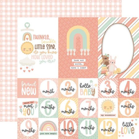 Echo Park Our Baby Girl - Multi Journaling Cards