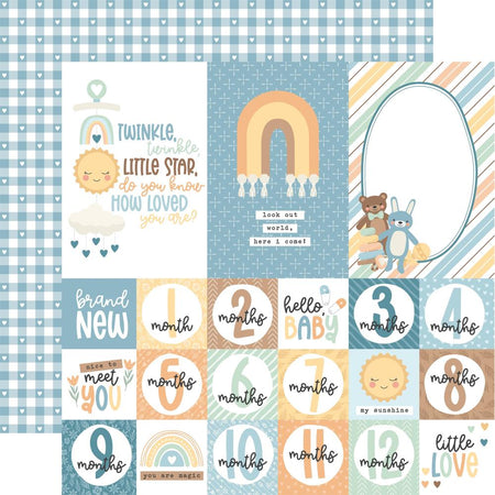 Echo Park Our Baby Boy - Multi Journaling Cards