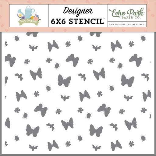 Echo Park It's Spring Time - Bugs & Things Stencil