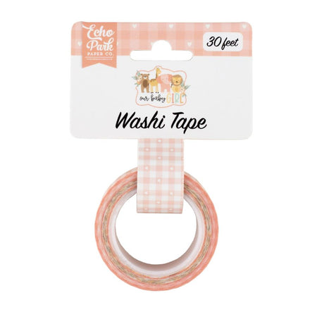 Echo Park Our Baby Girl - Baby Girl Plaid Washi Tape