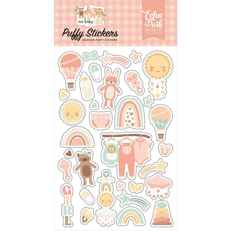 Echo Park Our Baby Girl - Puffy Stickers