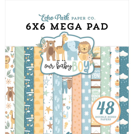 Echo Park Our Baby Boy - 6x6 Mega Pad