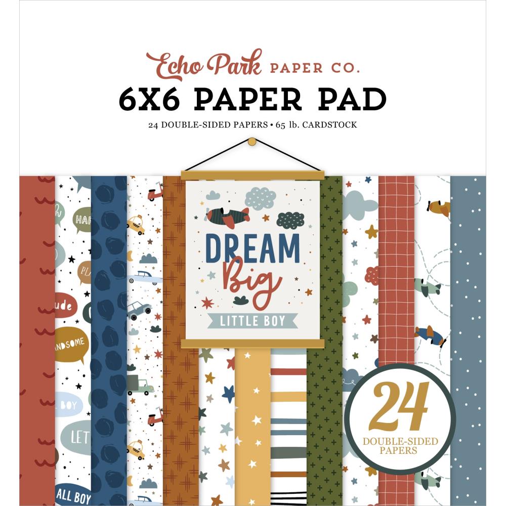 Echo Park Dream Big Little Boy - 6x6 Pad
