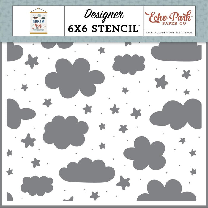 Echo Park Dream Big Little Boy - Little Dreamer Boy Stencil