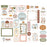 Echo Park Dream Big Little Girl - Ephemera Frames & Tags