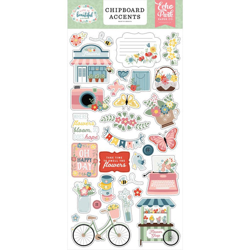 Echo Park Life Is Beautiful - Chipboard Accents