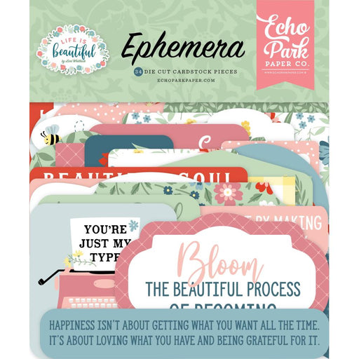 Echo Park Life Is Beautiful - Ephemera Icons