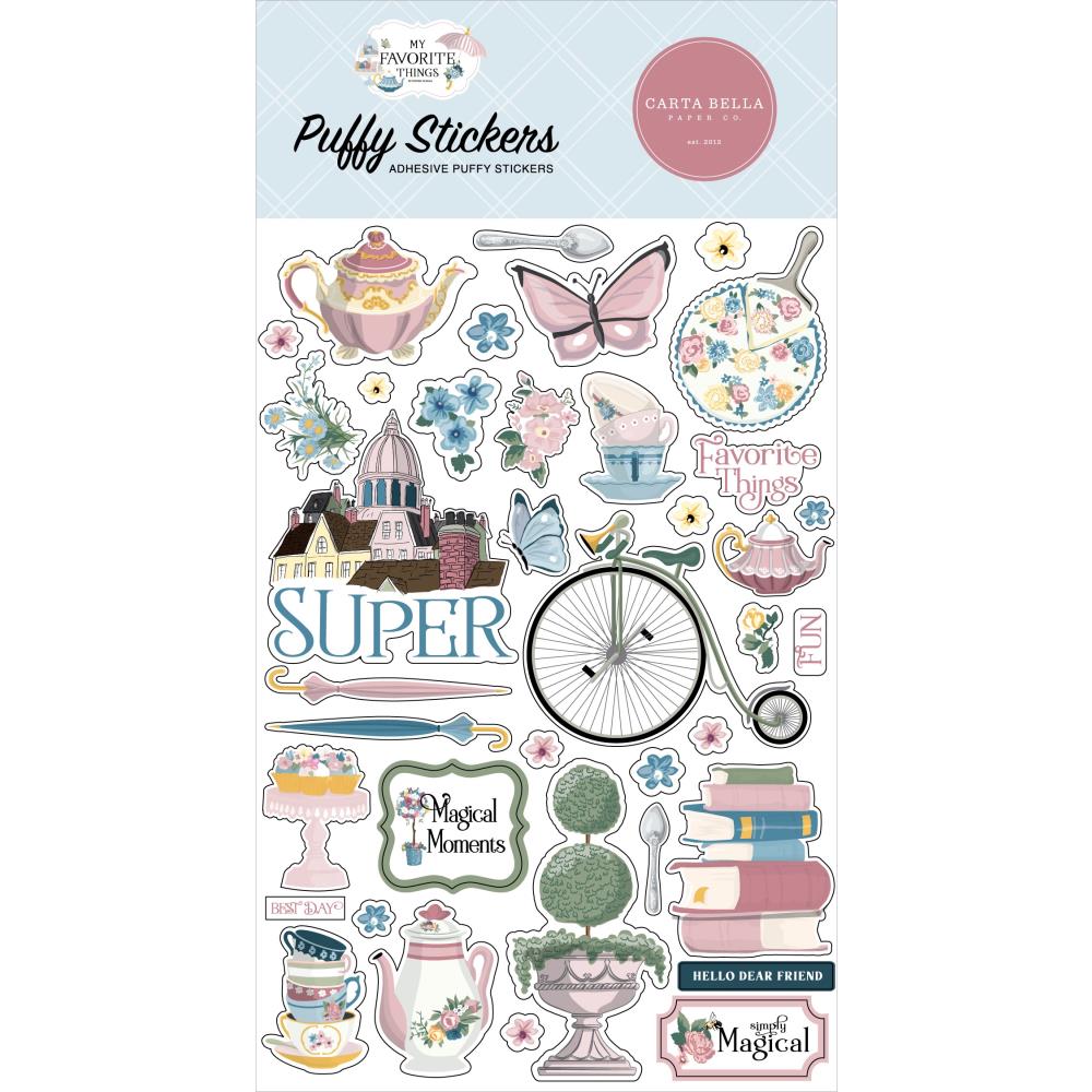 Carta Bella My Favorite Things - Puffy Stickers