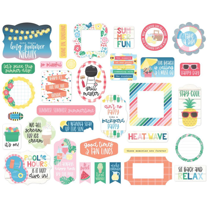 Echo Park Sun Kissed - Ephemera Icons