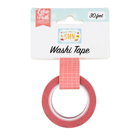 Echo Park Here Comes The Sun - Summer Plaid Washi Tape