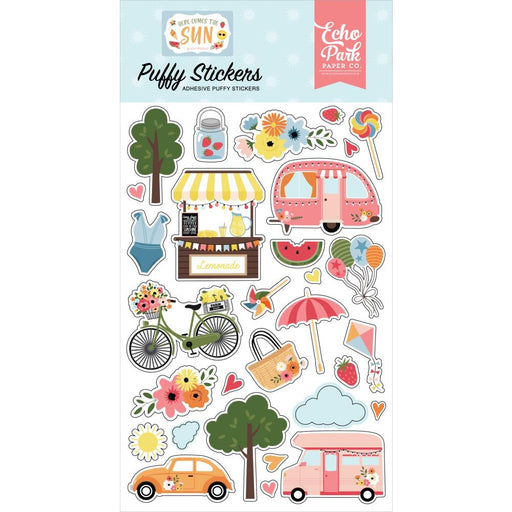 Echo Park Here Comes The Sun - Puffy Stickers