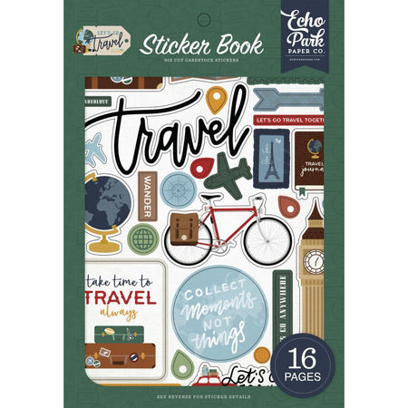 Echo Park Let's Go Travel - Sticker Book