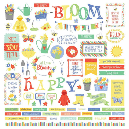 Photoplay Showers & Flowers - Element Stickers
