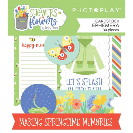 Photoplay Showers & Flowers - Ephemera Die-Cuts